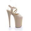 Pleaser - INFINITY924 Sandaal met enkelband, Paaldans schoenen - Beige Product image